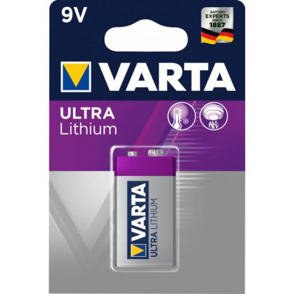6122-B1 Varta Lithium 9 Volt 6LR61 B1
